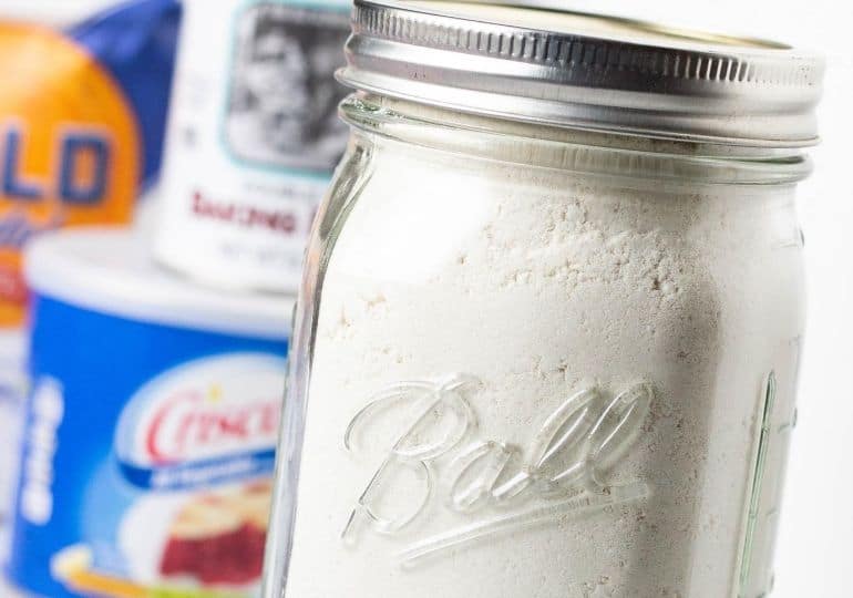 4 Ingredient Homemade Bisquick Recipe • Bake Me Some Sugar