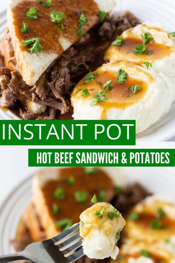 instant pot hot beef sandwich