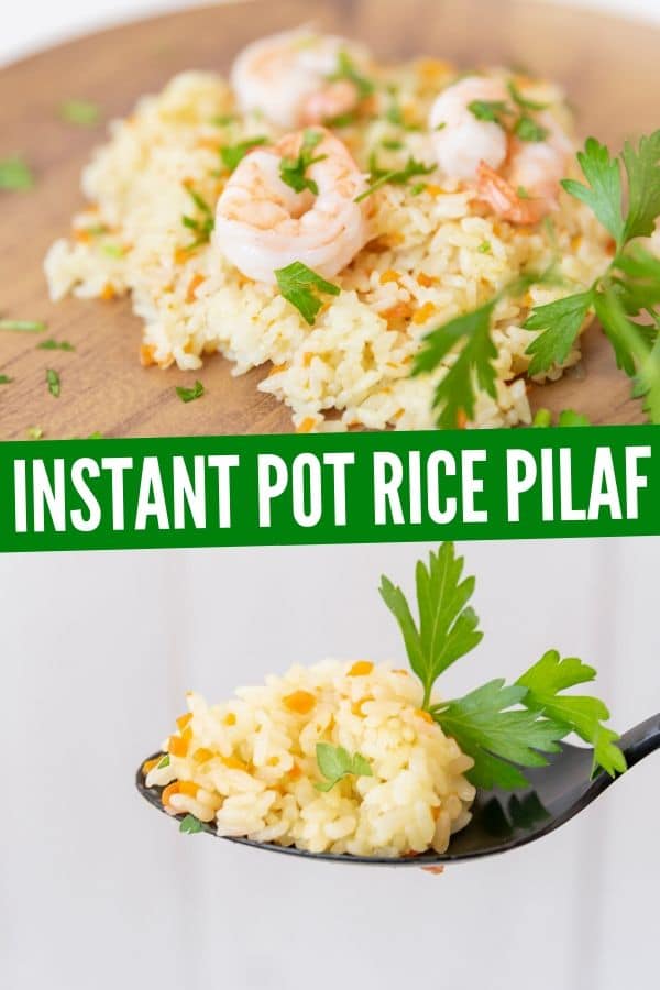 Fluffy Instant Pot Rice Pilaf Recipe Bake Me Some Sugar