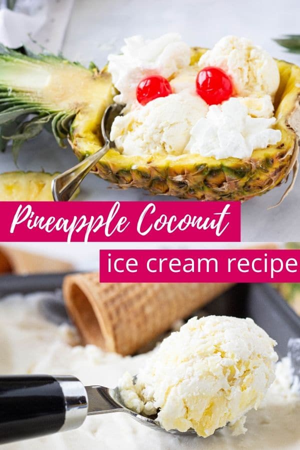 pineapple coconut ice cream