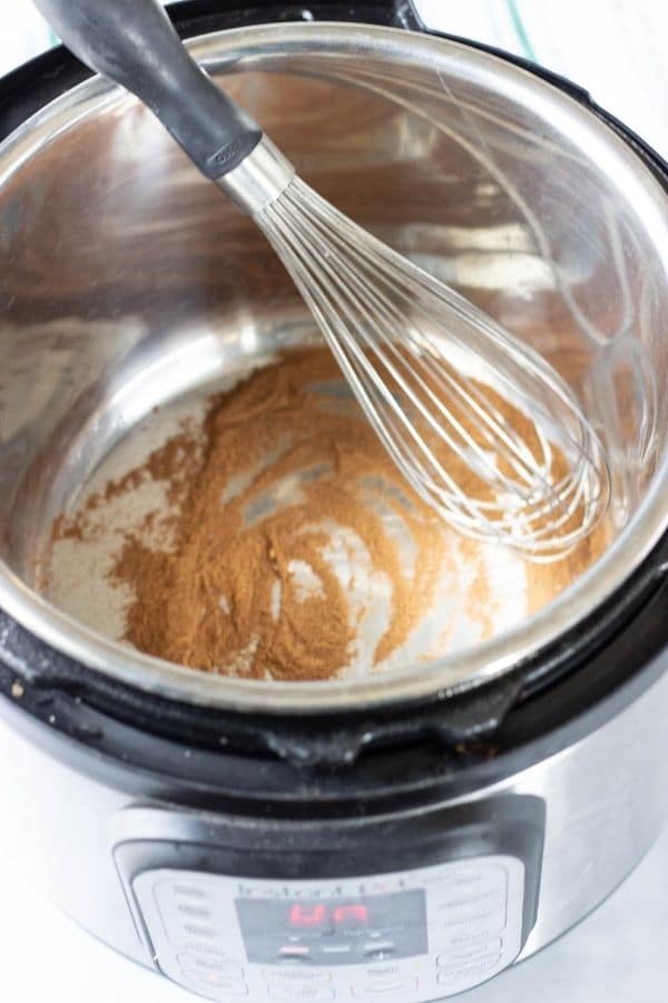 pumpkin pie spice in Instant Pot 