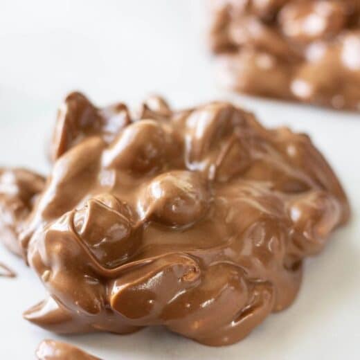 Crockpot Peanut Clusters Recipe (with video) • Bake Me Some Sugar