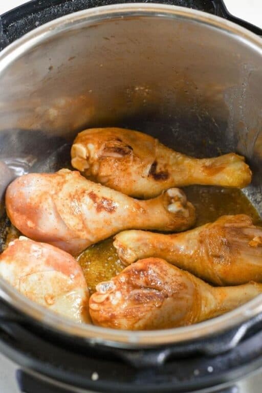 Cayenne Rosemary Instant Pot Chicken Legs Recipe • Bake Me Some Sugar