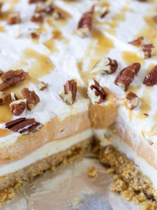 No Bake Pumpkin Dessert - Bake Me Some Sugar