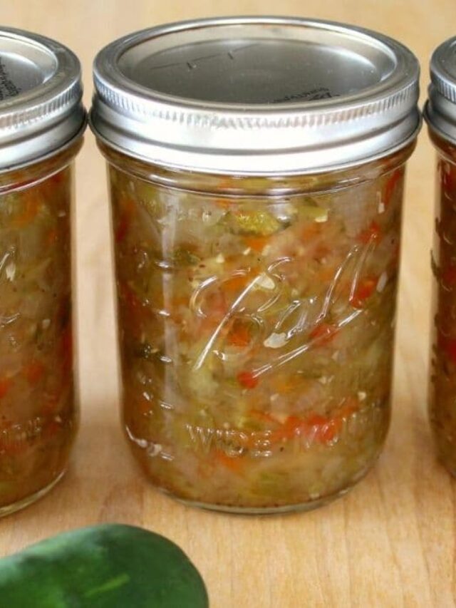 Sweet Pickle Relish With Canning Directions Story • Bake Me Some Sugar