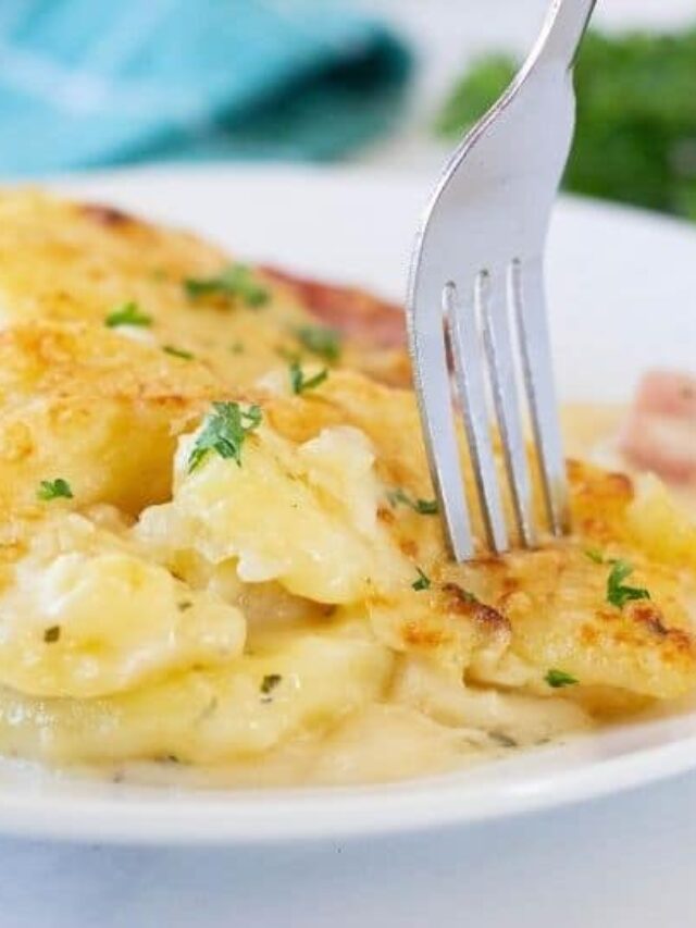 Instant Pot Scalloped Potatoes  Story • Bake Me Some Sugar