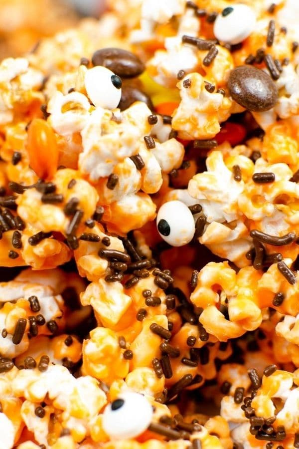 halloween popcorn mix