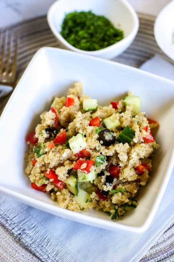 healthy quinoa salad