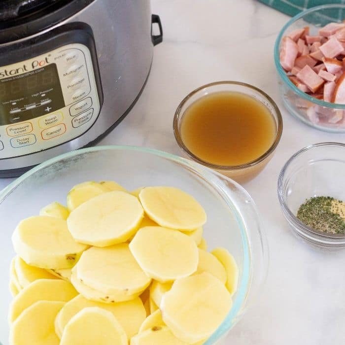 Instant pot au online gratin potatoes and ham