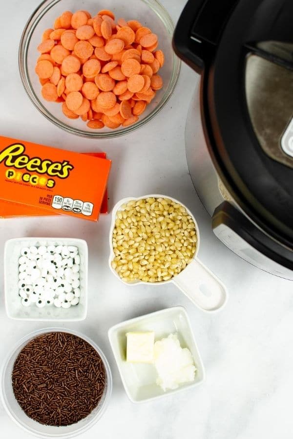 ingredients for popcorn mix