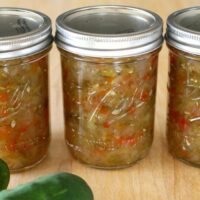 Sweet Pickle Relish With Canning Directions - Bake Me Some Sugar