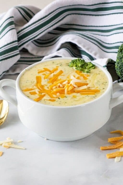 Slow Cooker Or Ninja Foodi Broccoli Cheese Soup • Bake Me Some Sugar