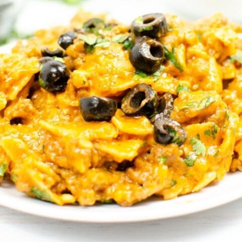 plate of Mexican casserole