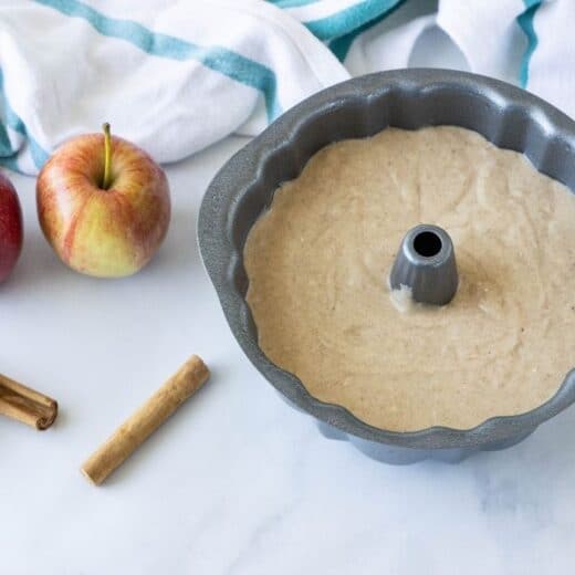 Ninja Foodi Apple Cider Bundt Cake Recipe • Bake Me Some Sugar
