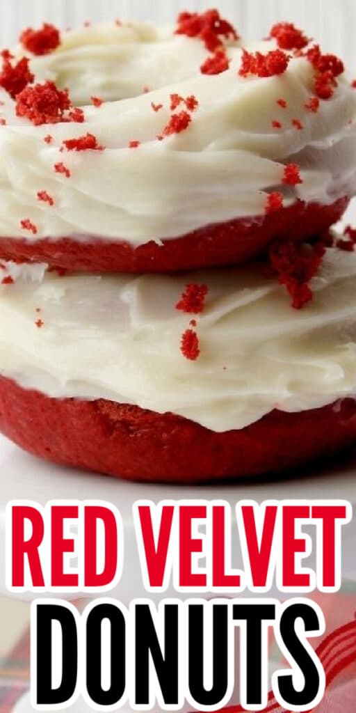 Red velvet donuts