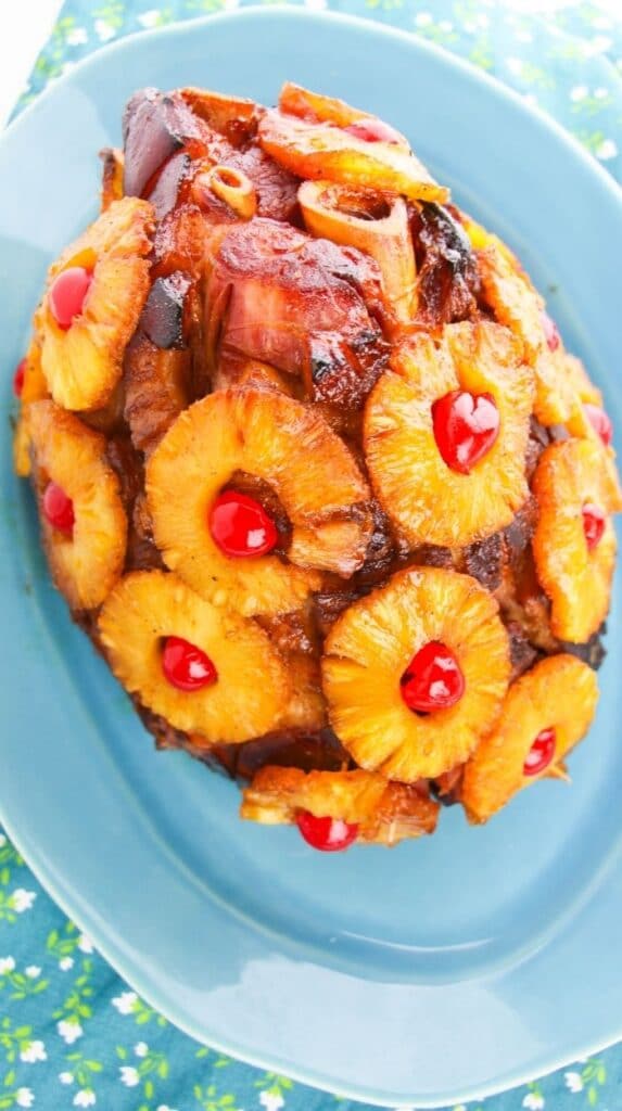 pineapple and cherry ham