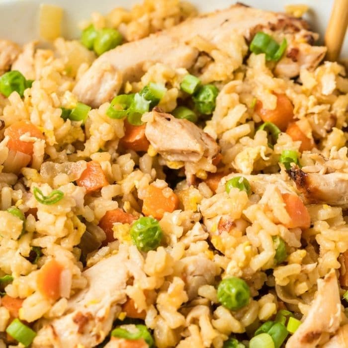 Simple Instant Pot Fried Recipe - Hibachi Style Fried Rice in