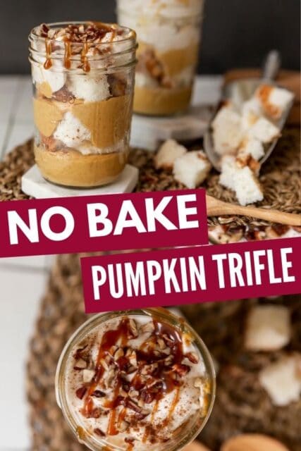 No-Bake Pumpkin Trifles Recipe • Bake Me Some Sugar
