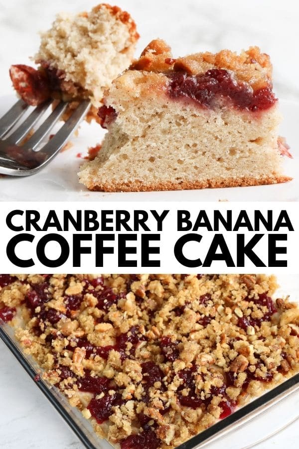 Cranberry Banana Coffee Cake