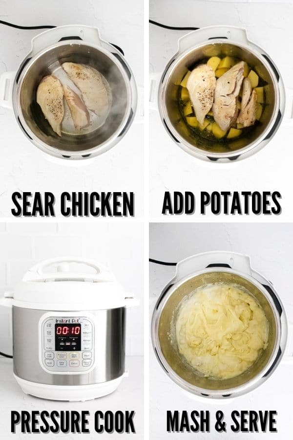 Instant pot chicken and mashed online potatoes