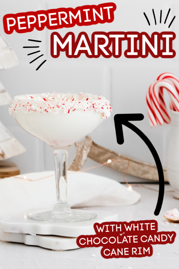 Peppermint martini