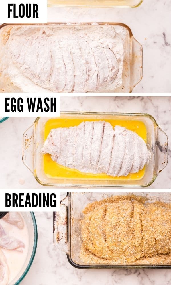 how to bread chicken