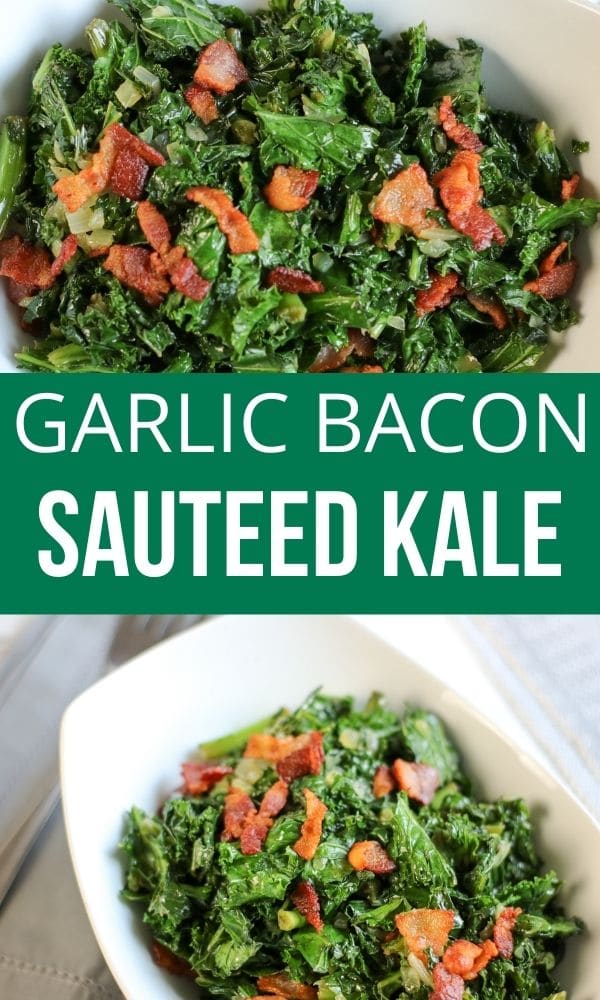 garlic bacon kale