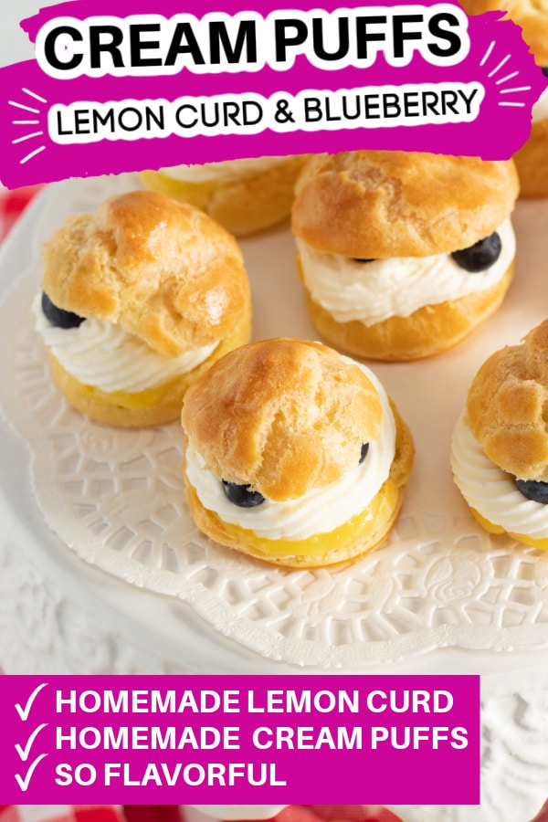 Lemon Crème Puffs ~Sweet & Savory