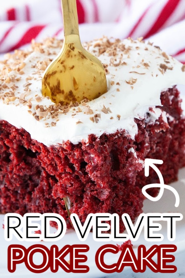 Red Velvet Poke Cake