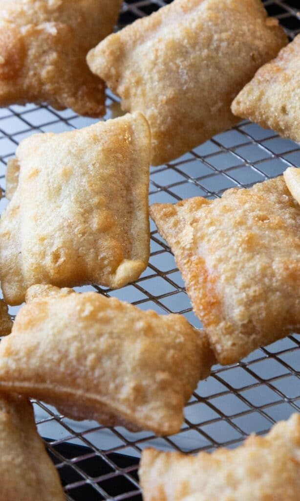 pizza rolls on cooking tray for air fryer 