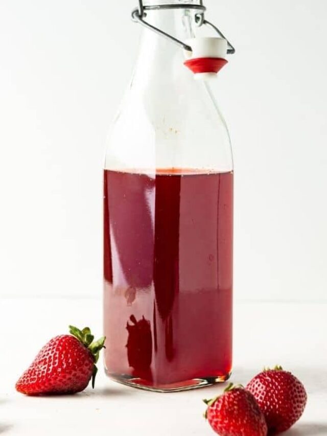 Homemade Strawberry Syrup for Drinks Story • Bake Me Some Sugar