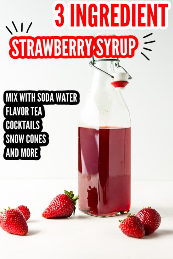 homemade strawberry syrup