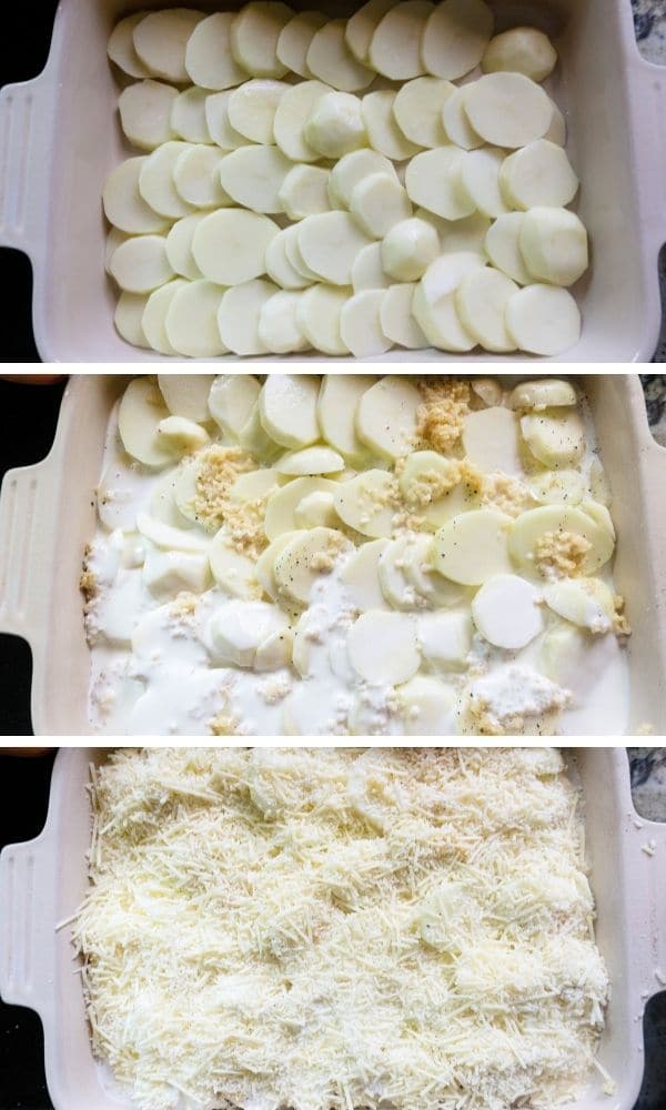 images on how to make au gratin potatoes