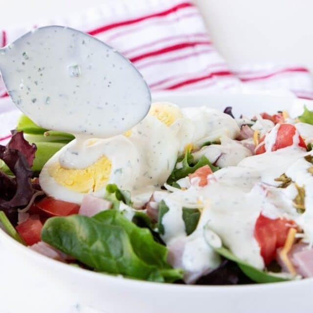 Creamy Horseradish Ranch Dressing Recipe • Bake Me Some Sugar