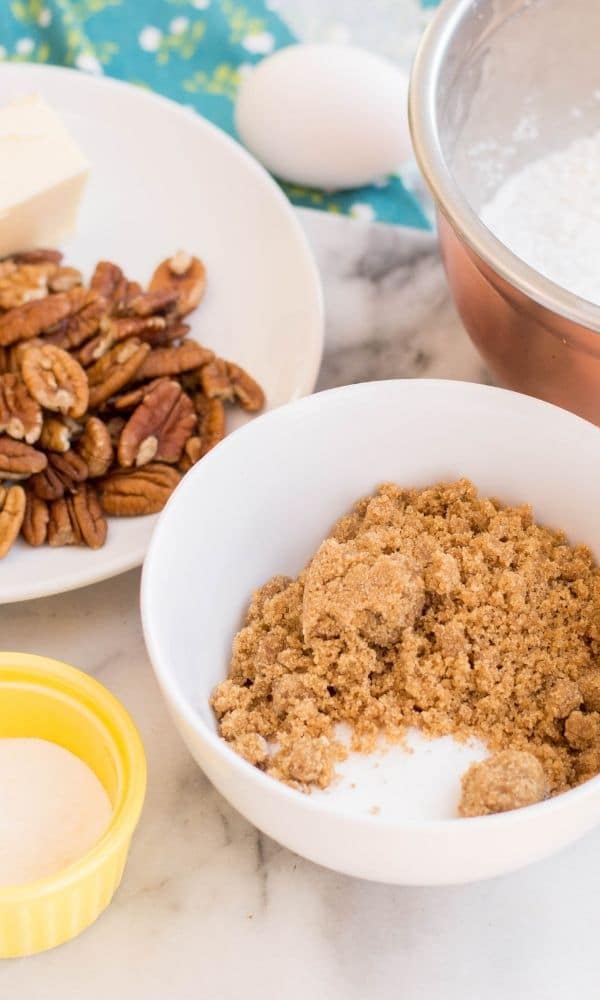 ingredients for baking cookies on counter