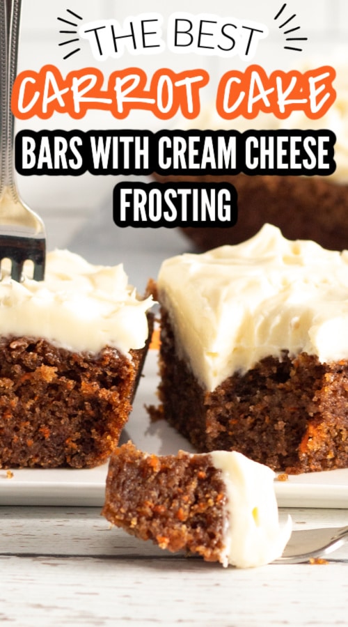 Carrot cake bars