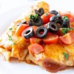 enchiladas on a plate