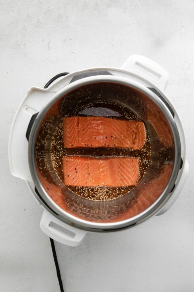 salmon filets in Instant Pot 