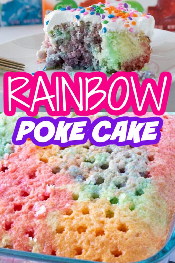 Jello poke cake