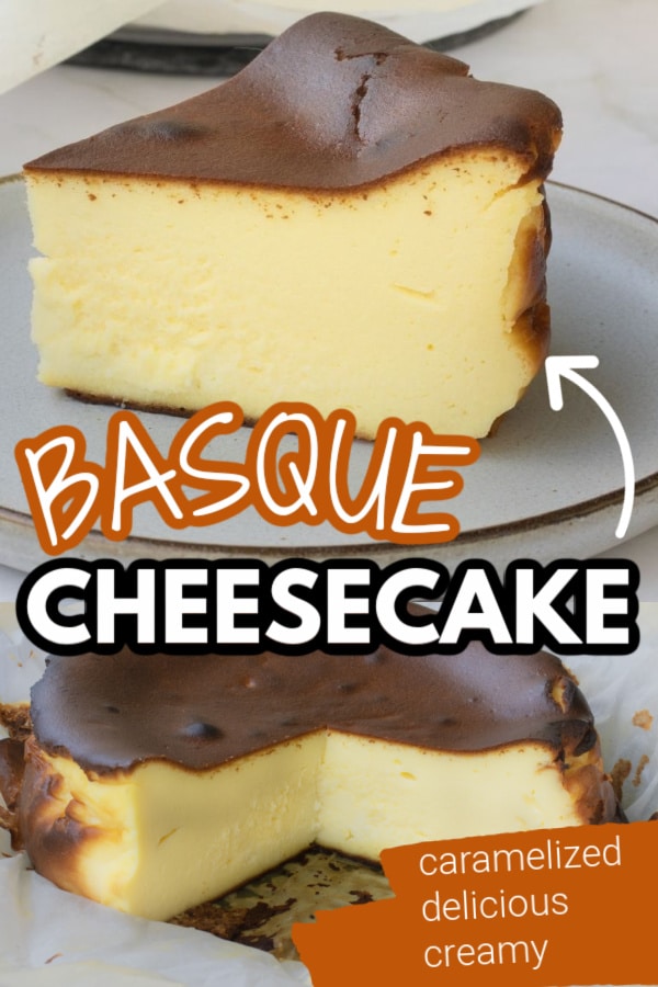 basque cheesecake collage 