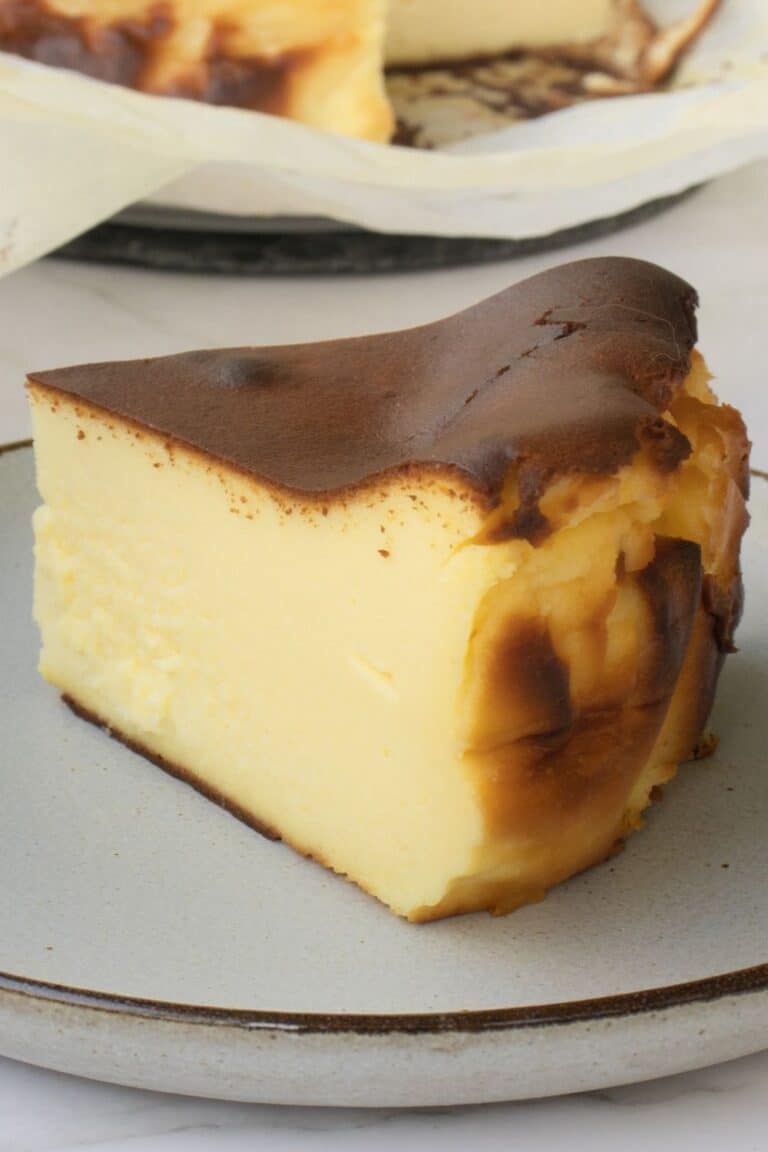 Basque Cheesecake Recipe • Bake Me Some Sugar