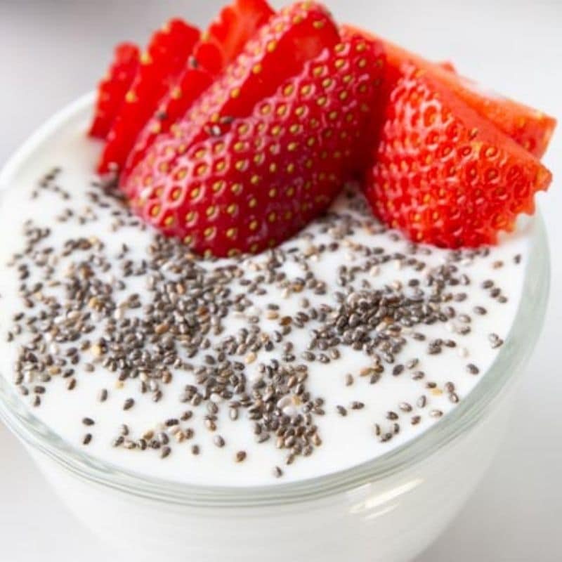 homemade yogurt in a bowl 