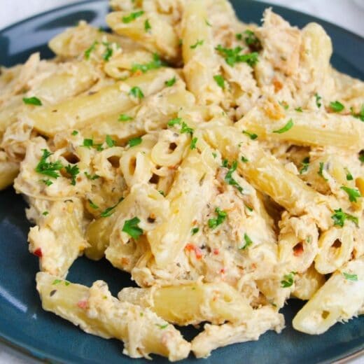 Slow Cooker Olive Garden Chicken Pasta Recipe Bake Me Some Sugar