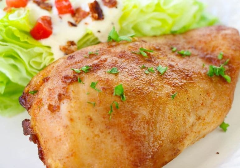 Easy Baked Chicken Breast Recipe • Bake Me Some Sugar