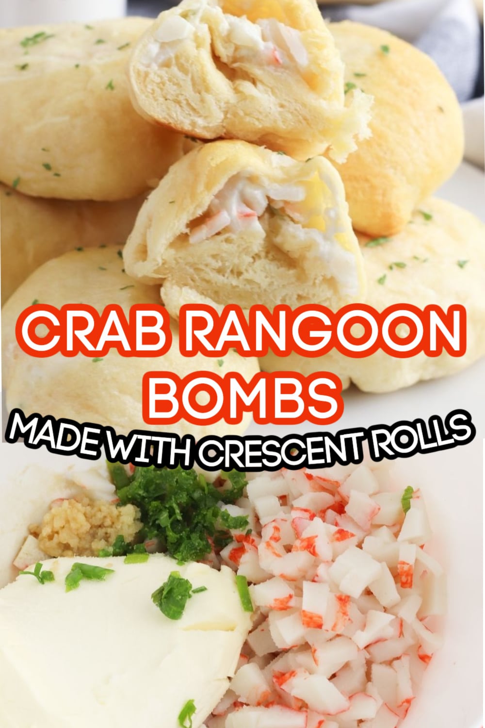 Crab Rangoon Crescent Roll Bombs Recipe • Bake Me Some Sugar