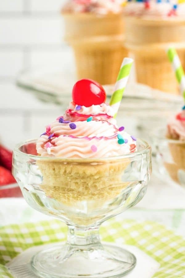 cupcake sundaes