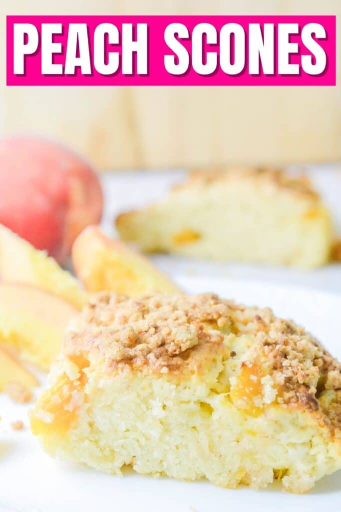 peach scones