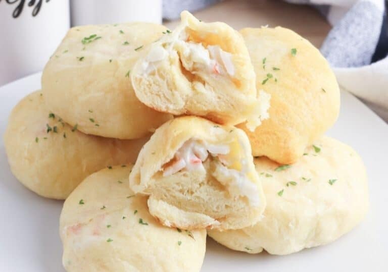 Crab Rangoon Crescent Roll Bombs Recipe • Bake Me Some Sugar