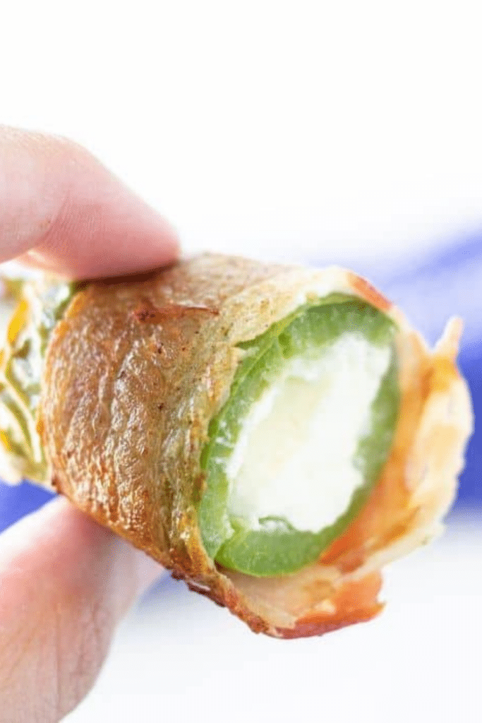 jalapeno popper cut in half