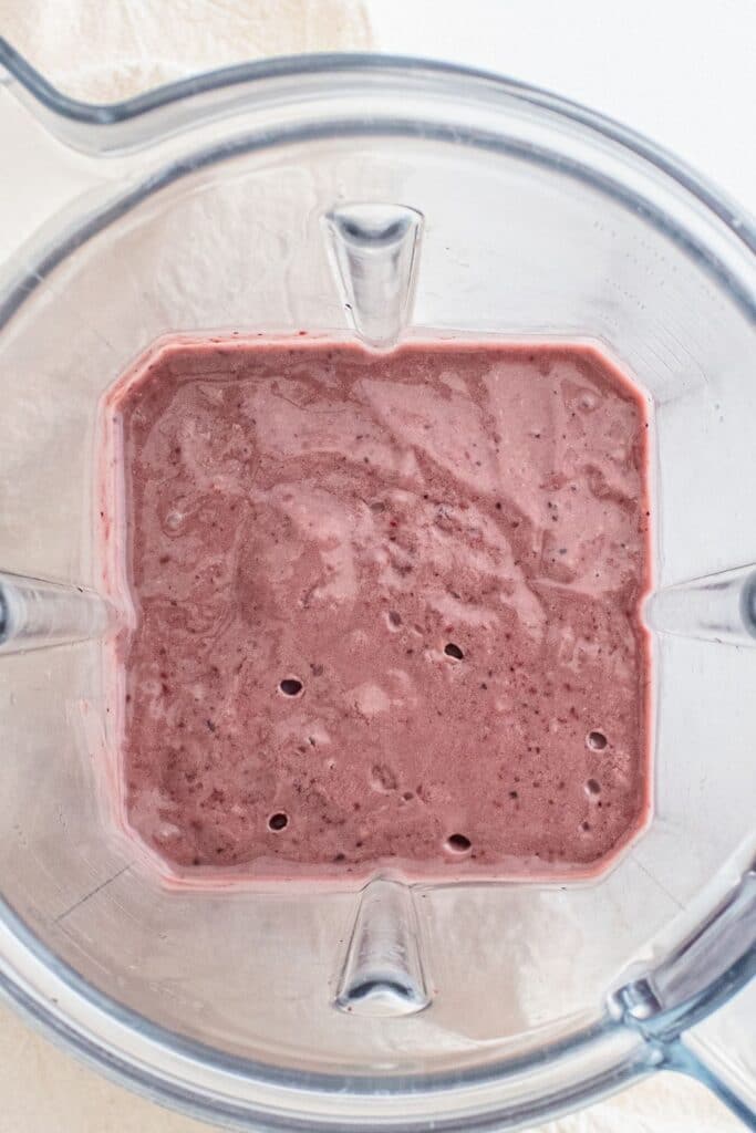 dairy free smoothie in a blender